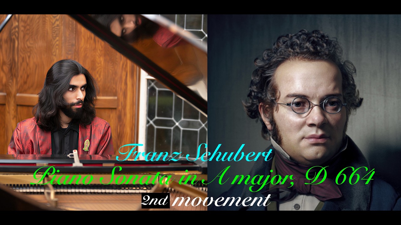 Schubert Sonata in A Major D664 - 2nd mvt by Milad Yousufi