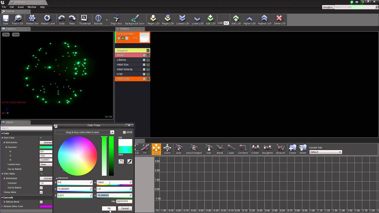 Orbitting Particle Tutorial - UE4 Cascade