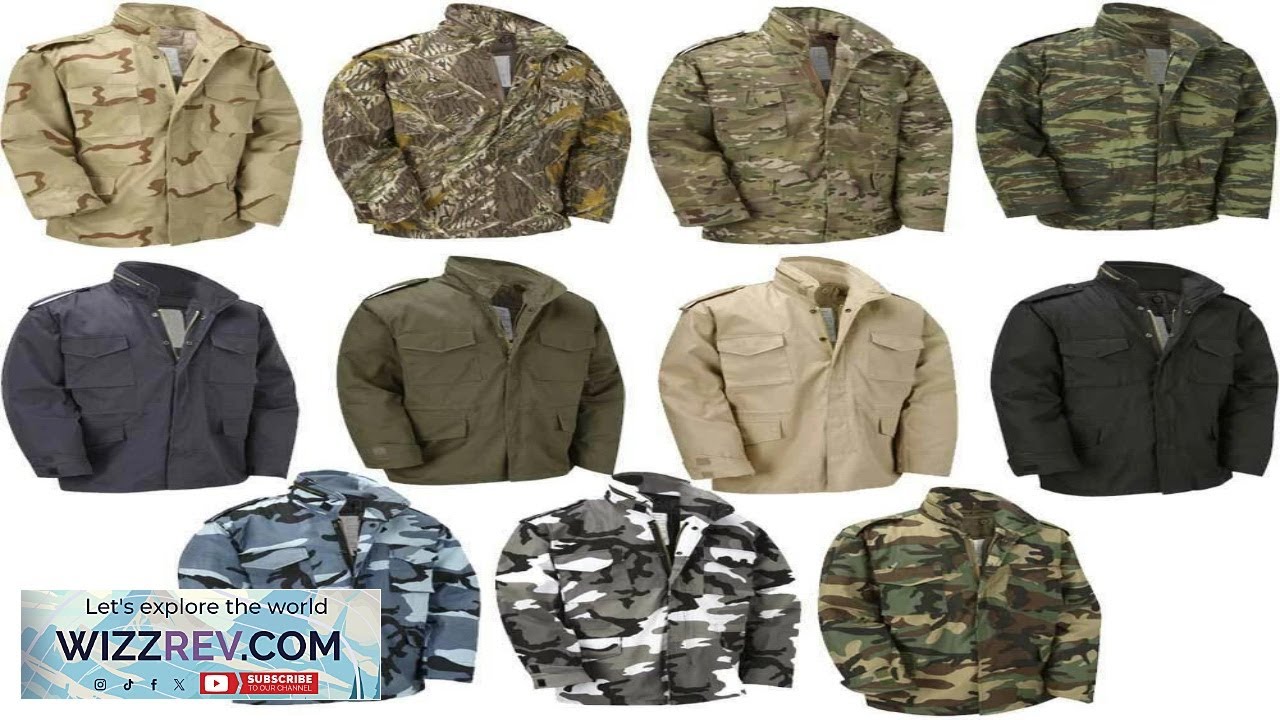 M65 US Army Jacket Vintage Military Field Top Combat Lined Coat