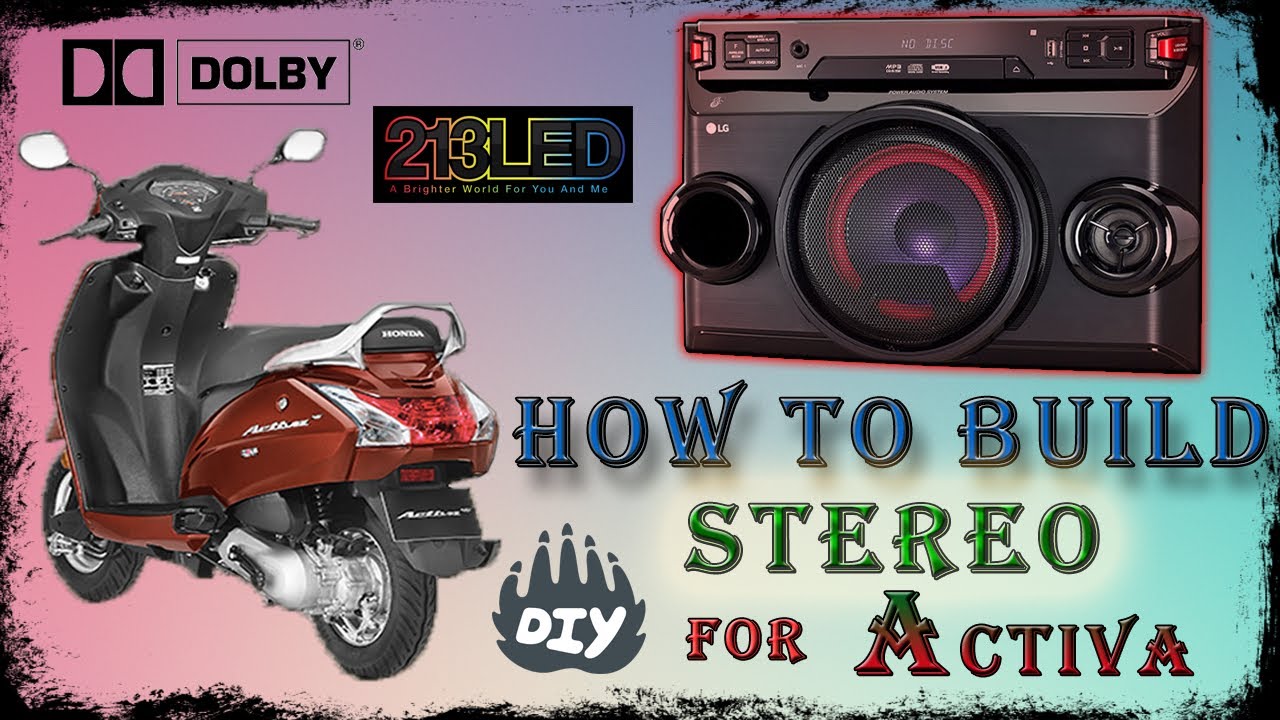 Activa Music System|DIY #Activamodification