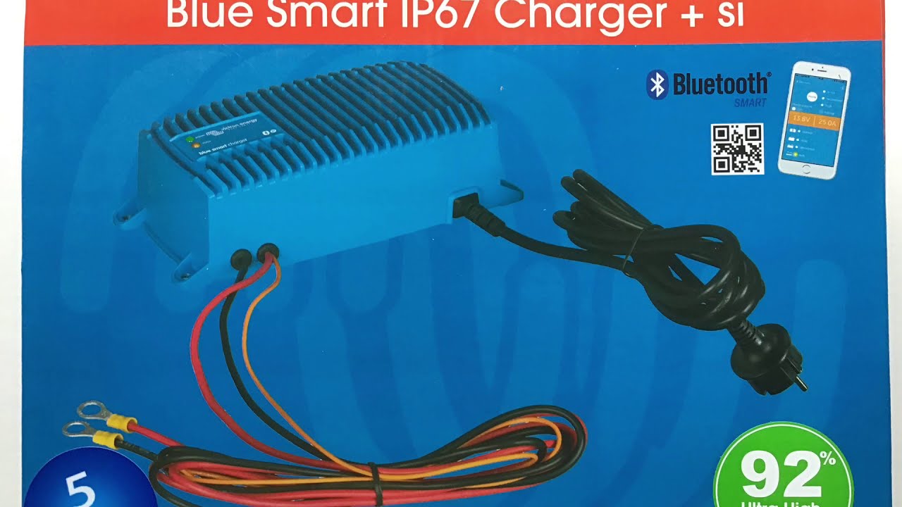 Victron Blue Smart IP67 - Batterilader i Kabe Campingvogn