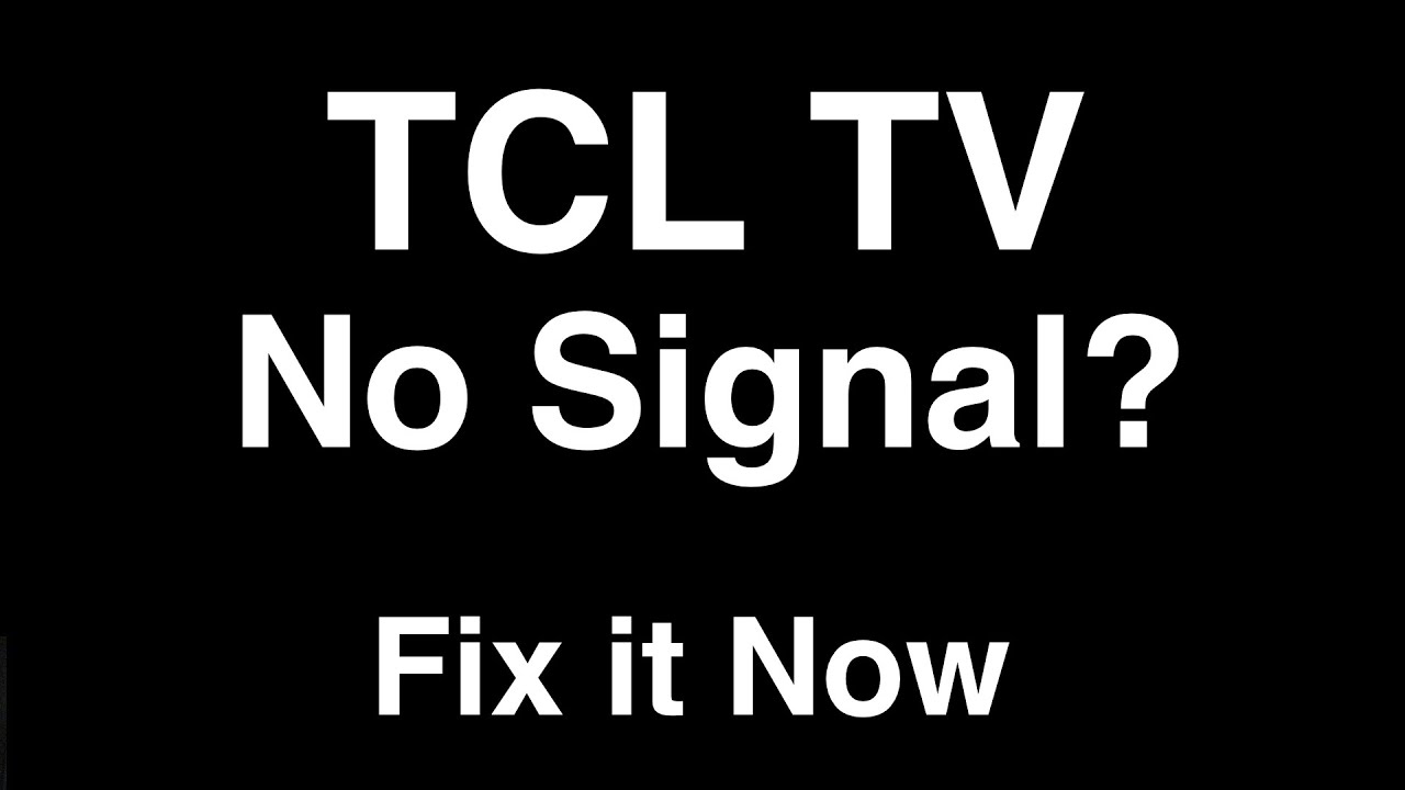 Телевизор TCL не показывает: исправляем сейчас