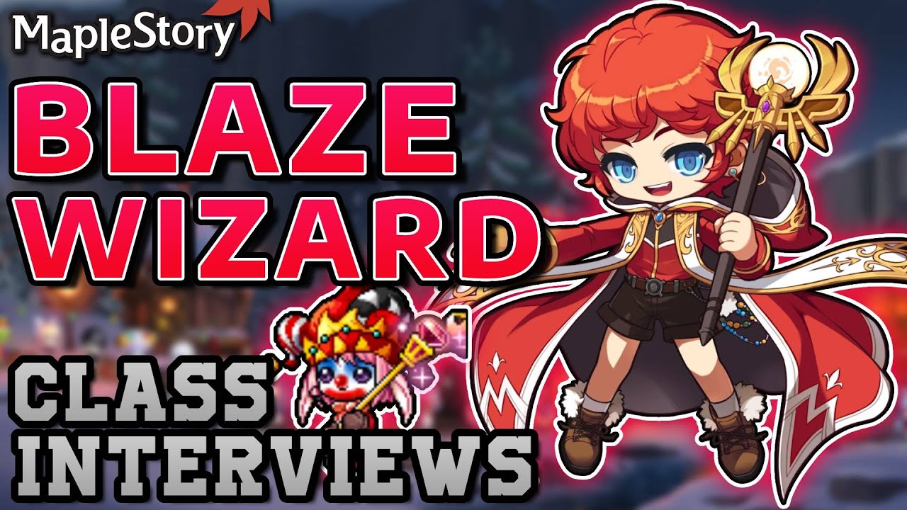 BLAZE WIZARD Class Interview w/ FIREINABOX | Ranking ALL Maplestory Classes