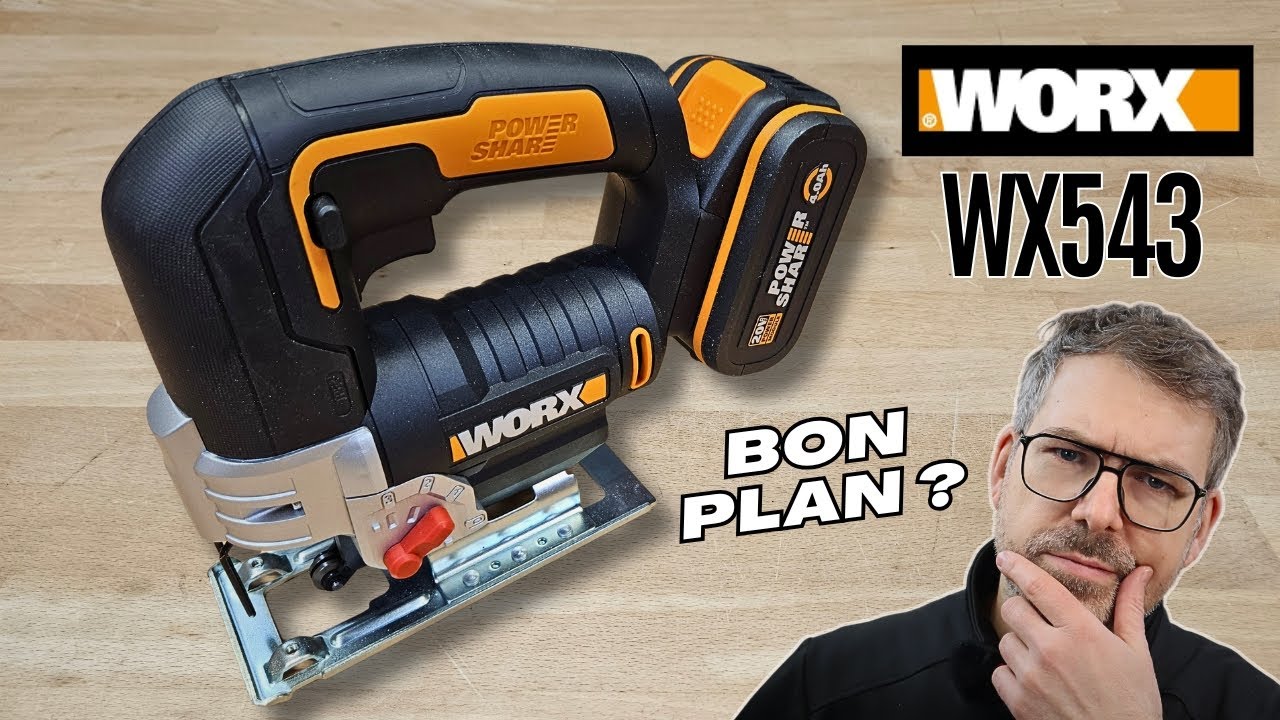 Scie sauteuse Worx WX543 : TEST / AVIS