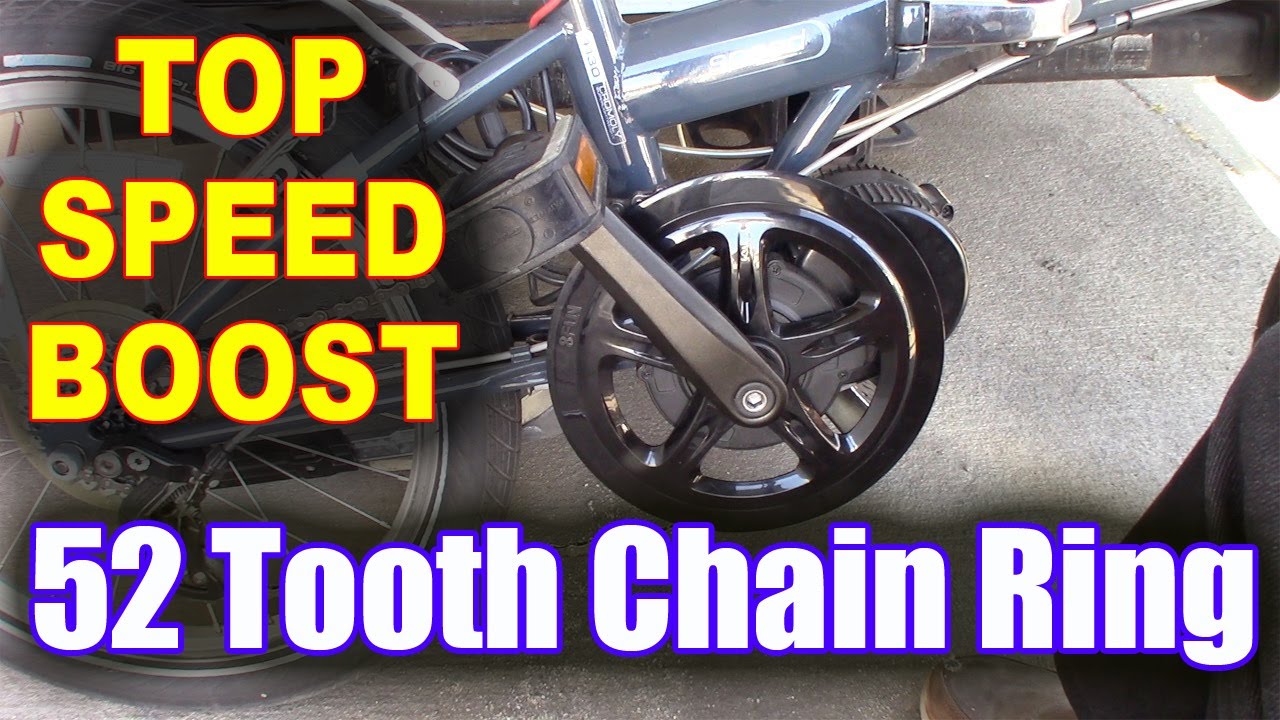 52 Tooth Chain Ring   Top Speed Boost