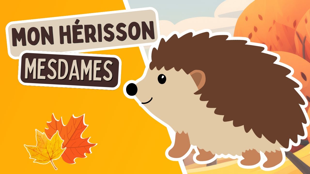 Mon hérisson mesdames 🦔🍂 | Comptines et chansons par Les Mômeries