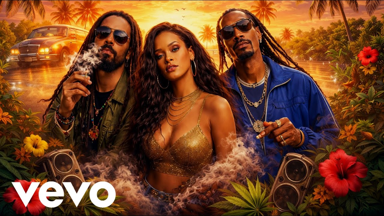 Damian Marley, Rihanna & Snoop Dogg – Living in the Past (Official Music Lyrics Video)