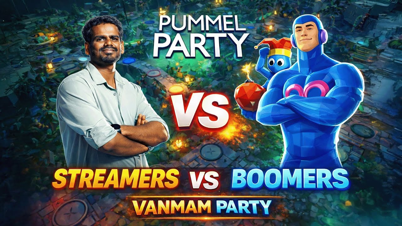 PUMMEL PARTY GAMEPLAY [ STREAMER's vs BOOMER's ]  #40