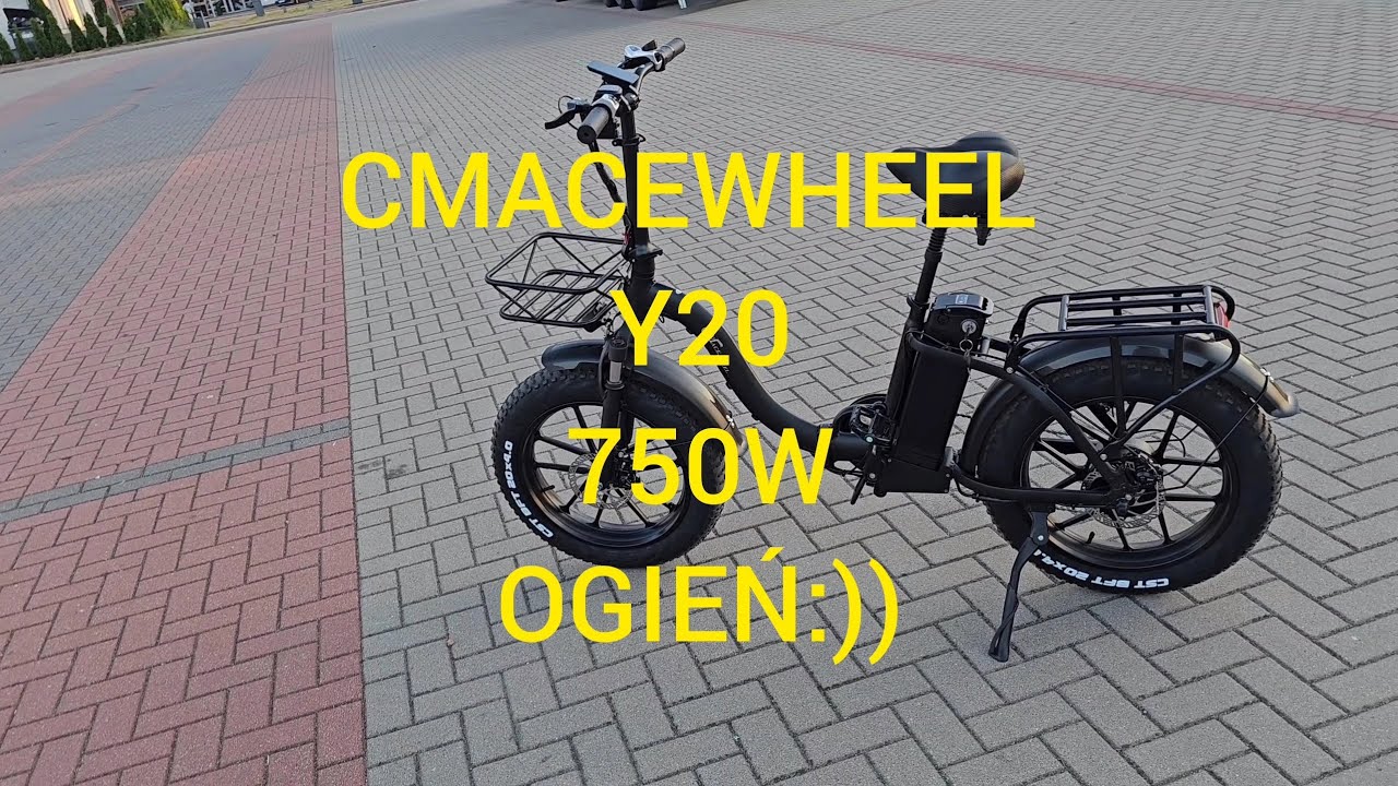 Rower elektryczny #CMACEWHEEL Y20 750W 18AH#fat ebike#premiera