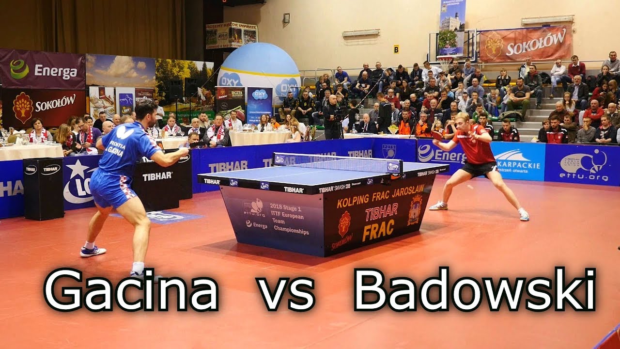 Andrej Gacina vs Marek Badowski | Table Tennis