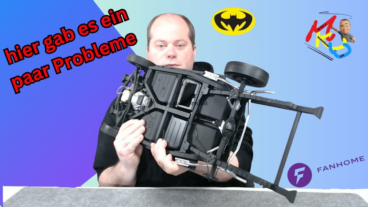 Fanhome Build up 1,8 Scale DC Batmobil 1966 Unboxing + Build Pack 9, Phase 39 - 44 #batmobil