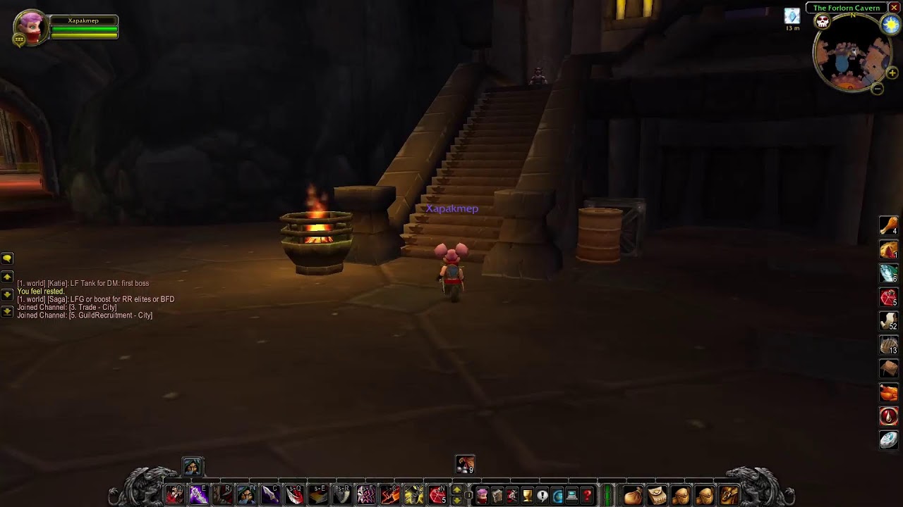 Качаю рогу на ваниле на хардкоре 16лвл wow-hc
