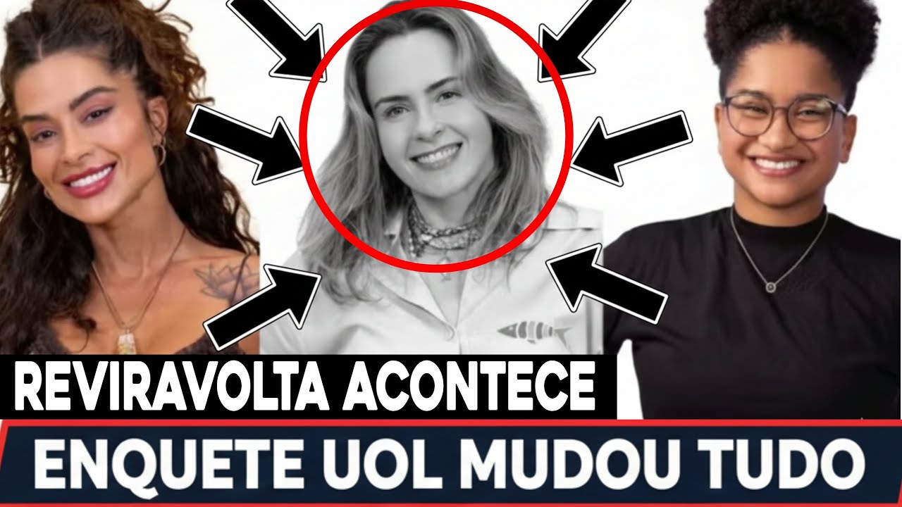 BBB 26: INACREDITÁVEL ACABOU MUDAR TUDO ENQUETE UOL QUEM SAI ENTRE MILENA, ANA PAULA OU ALINE