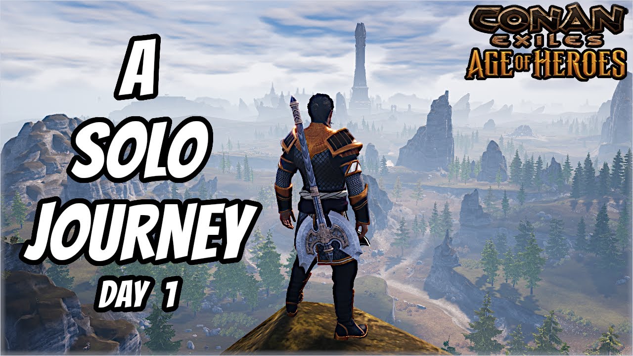 A Solo's Journey on a PvP Server RULED by Alpha Clans - Conan Exiles