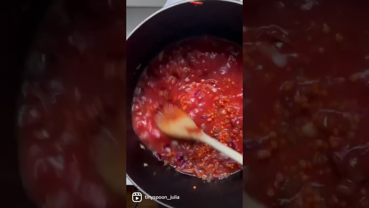 Vegane Linsenlasagne ❤️ #veganerezepte #vegankochen #veganfood #vegan #plantbaseddiet