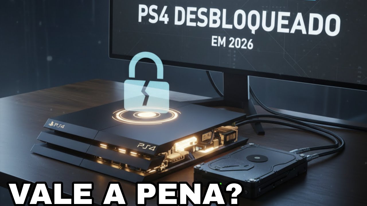 PS4 DESBLOQUEADO EM 2026 — VALE A PENA?
