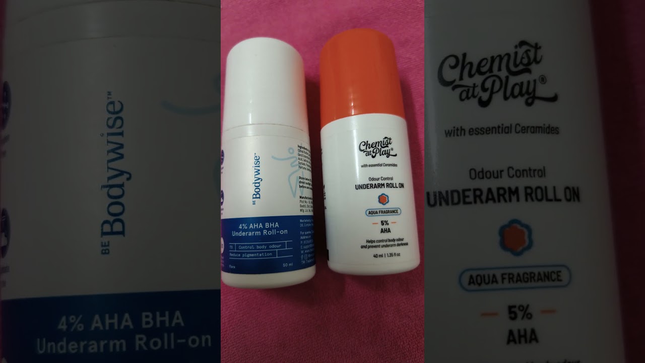 ✨ Best Underarm Roll-ons Compared: Bodywise vs Chemist at Play #rollon #viral #foryou #views