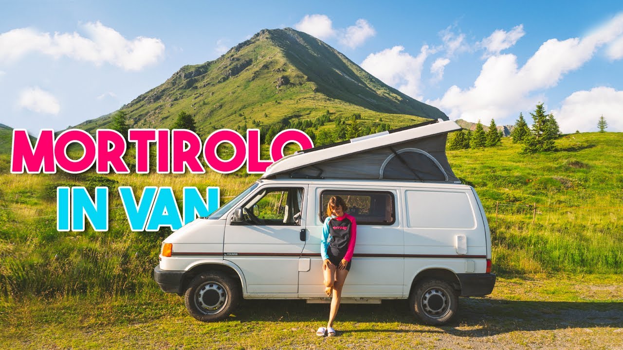 Van life in montagna a 2000 metri ☀️ Passo del Mortirolo in van 🌳