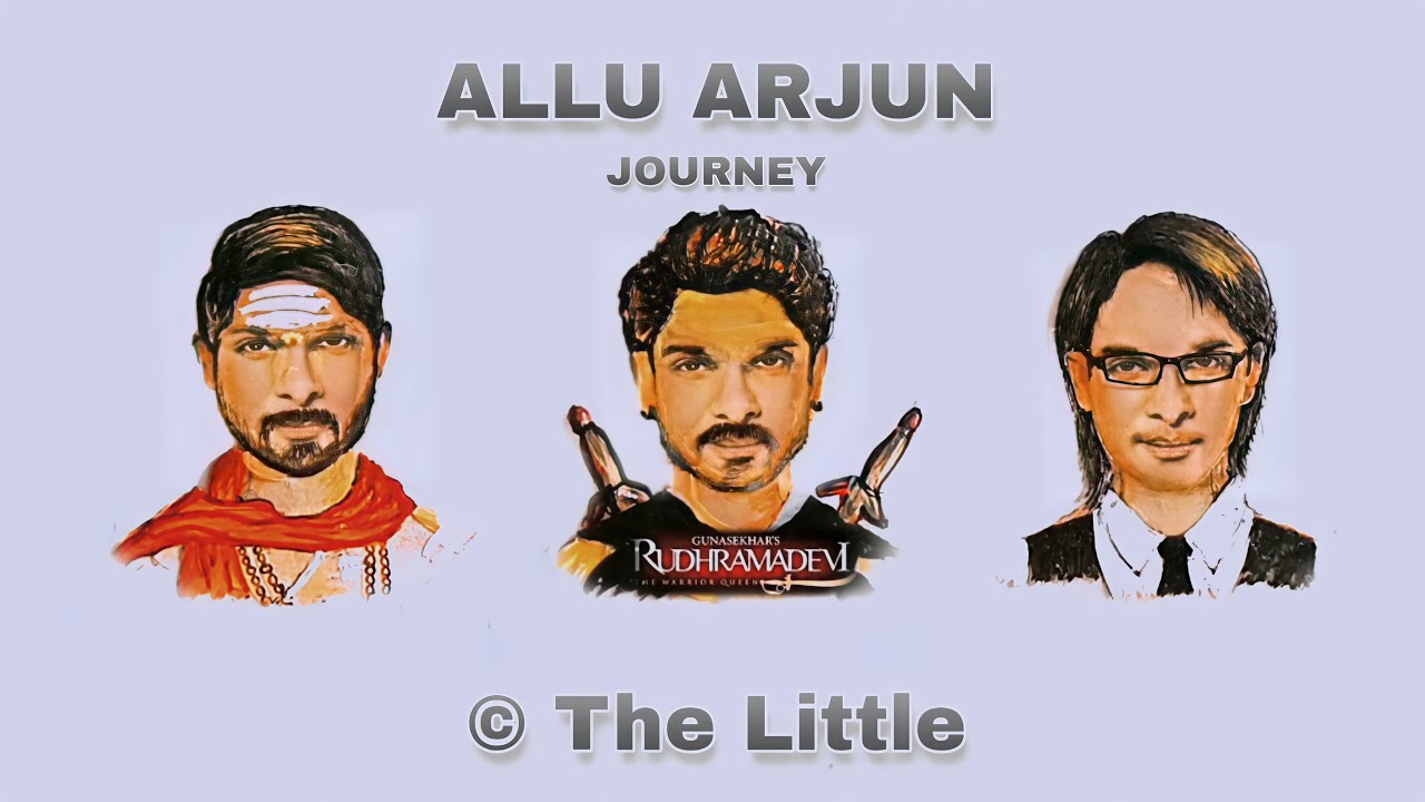 Allu arjun Tollywood journey #pinkuraj #alluarjun #tollywoodjourney #thelittle #iconstar