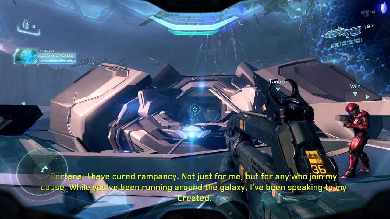 Halo 5: Guardians — Миссия 15: Кортана «Началась отдача». Сотни ИИ присоединяются к её делу.