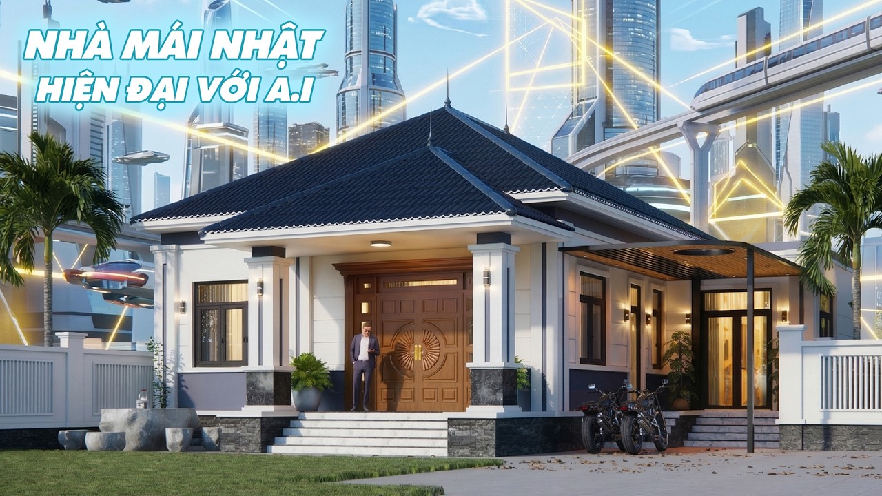 Ngôi nhà vườn hiện đại với thiết kế tính tế và công năng tiện nghi | MN04481