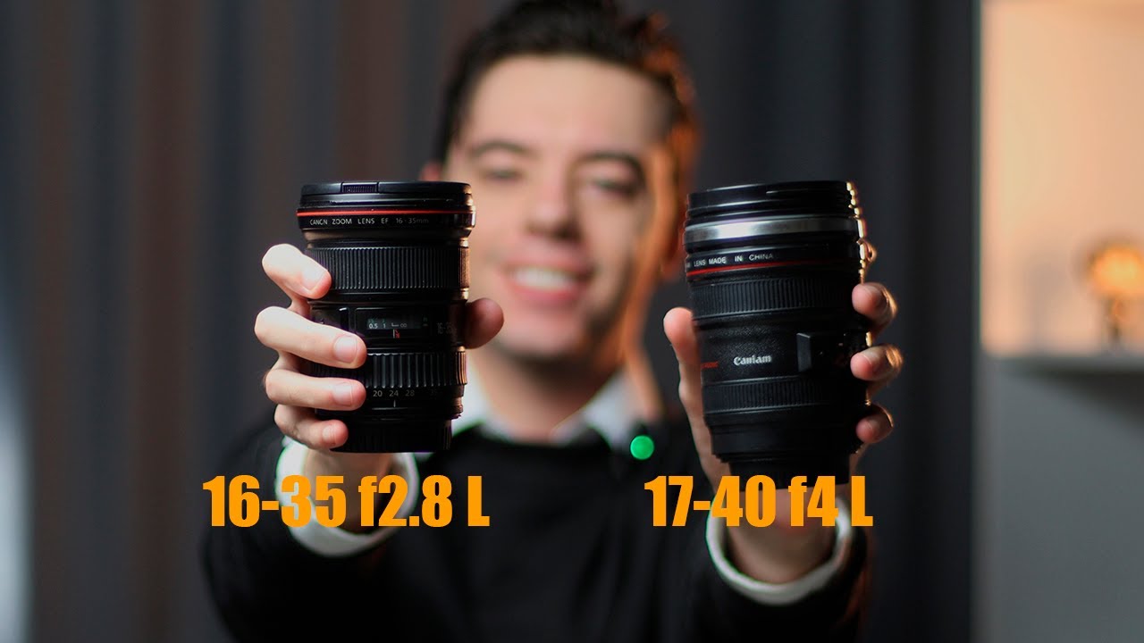 COMPARATIVO DA LENTE 16-35 f2.8 L com a lente 17-40 F4 L