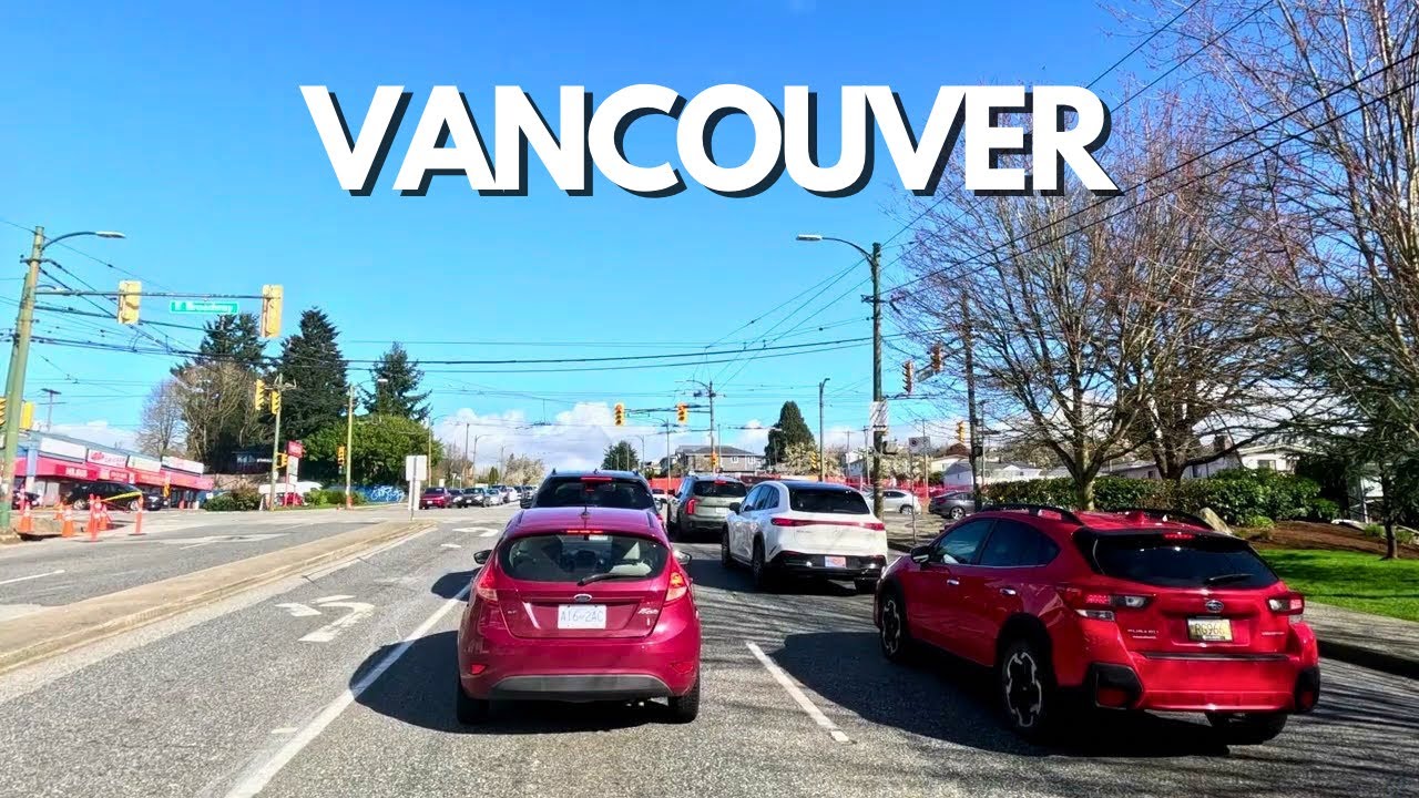 Downtown Vancouver Drive | Relaxing 4K Scenic Drive