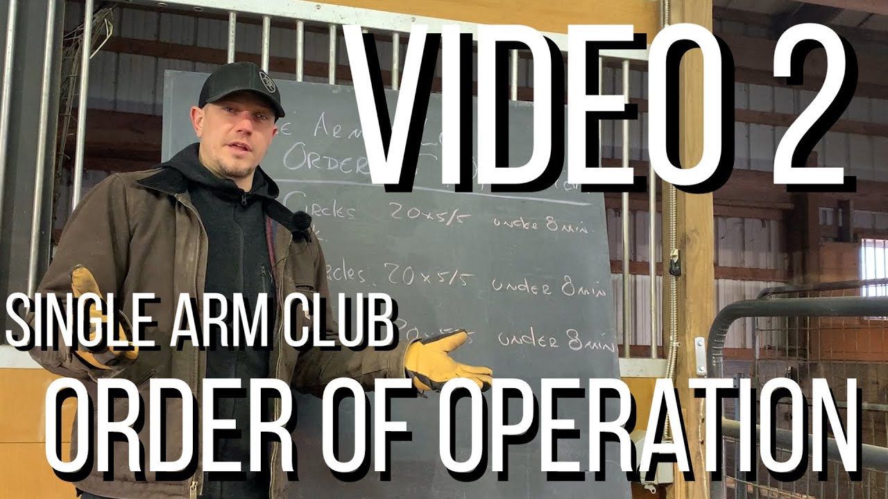 Single arm Heavy Club / steel club - order of operation - video 2