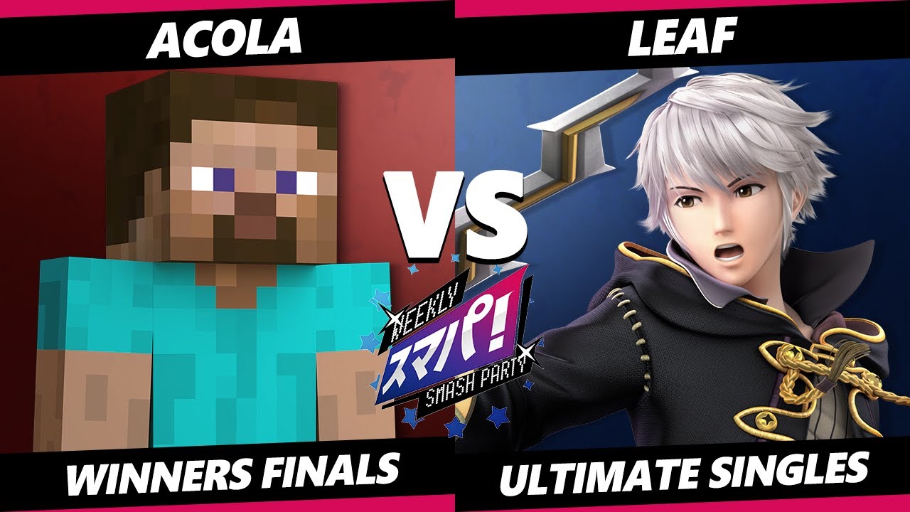 ZWYCIĘZCY FINAŁU Sumapa 207 - Acola (Steve) kontra Leaf (Robin) Smash Ultimate - SSBU
