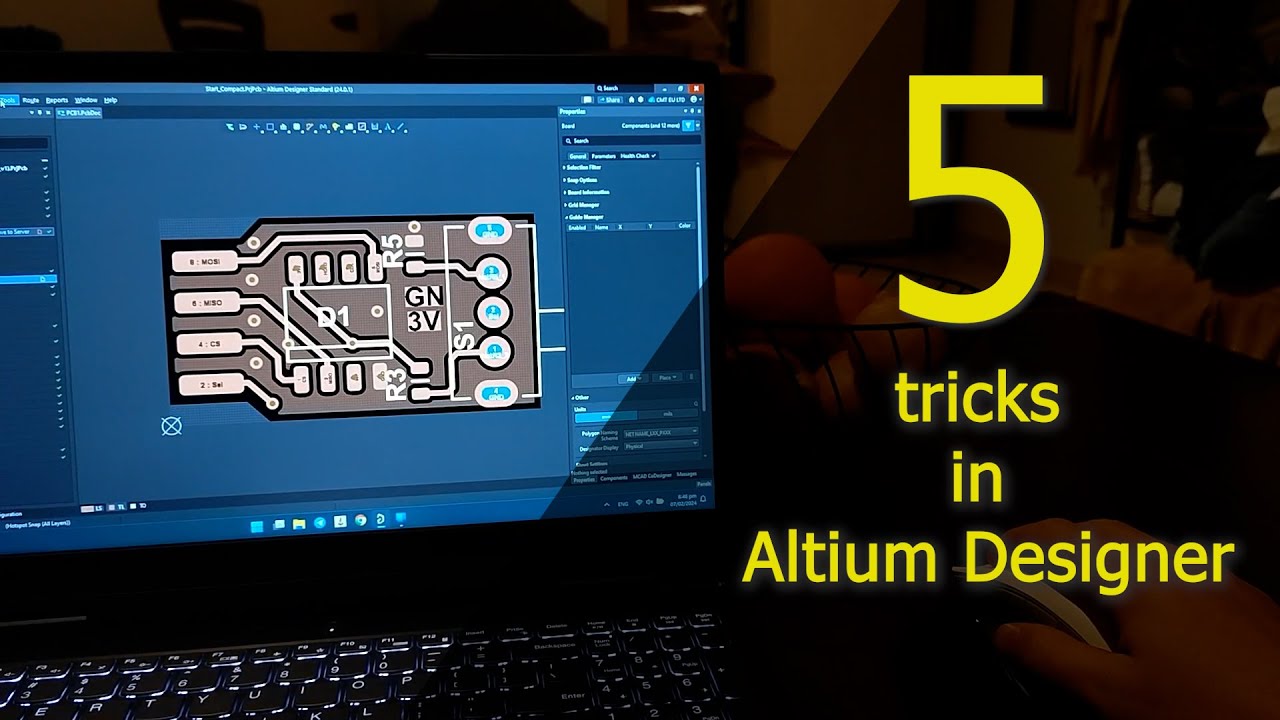 Five tricks in Altium Designer that can speed up your work