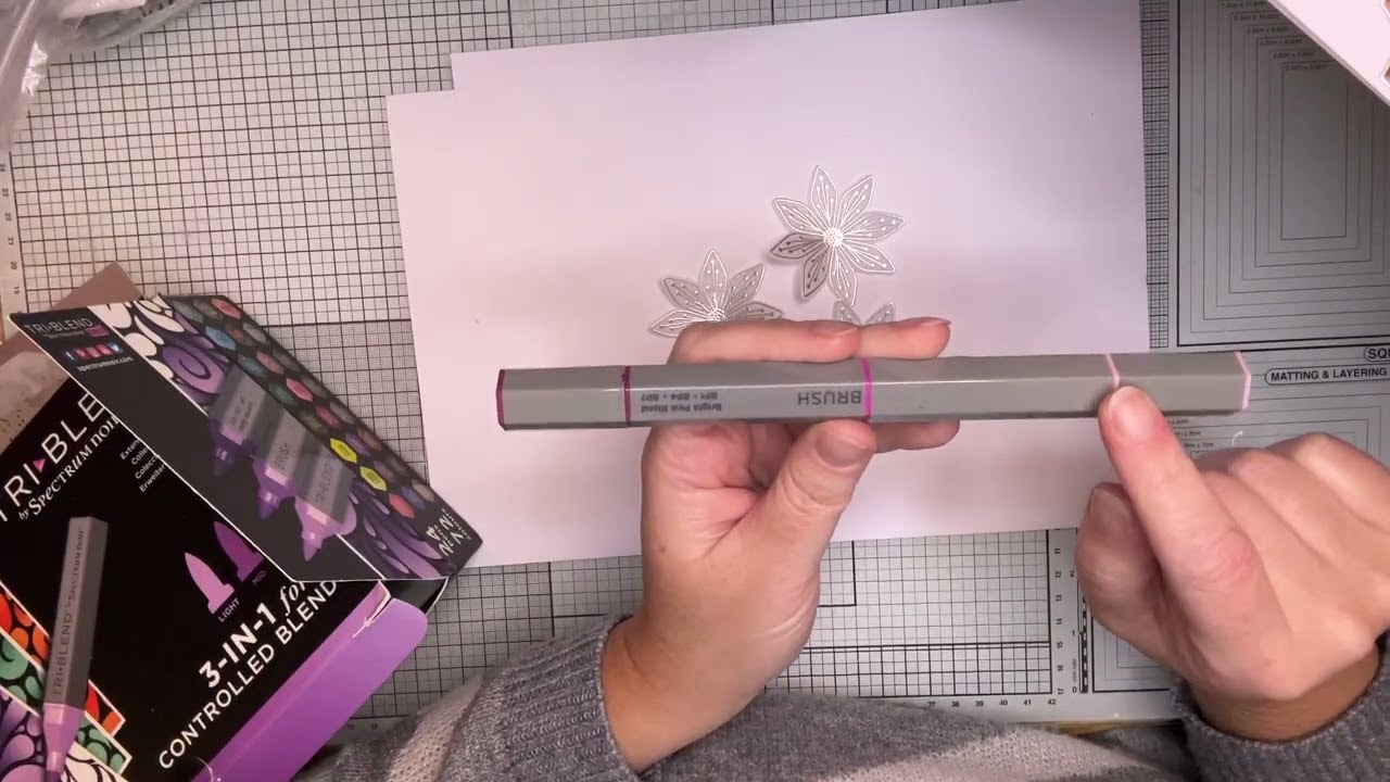 Vellum Flower making.