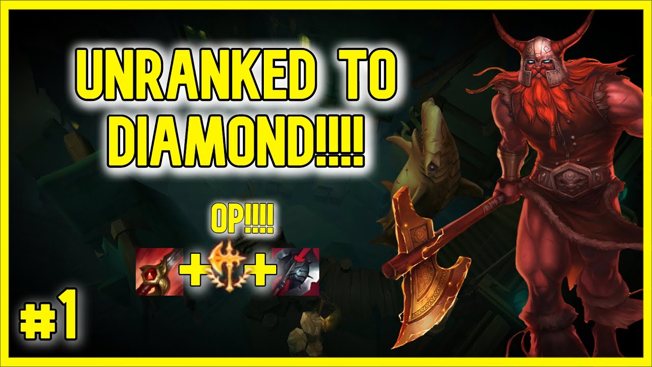 UNRANKED TO DIAMOND!!!!|Olaf Jungle Full Gameplay - AngelicSnipez