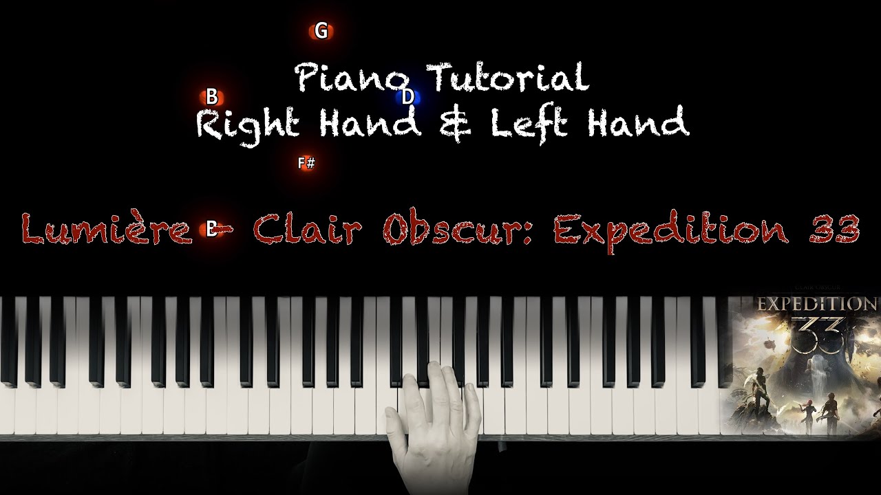 Lumière - Clair Obscur: Expedition 33 l Piano Tutorial / 2025 Movie