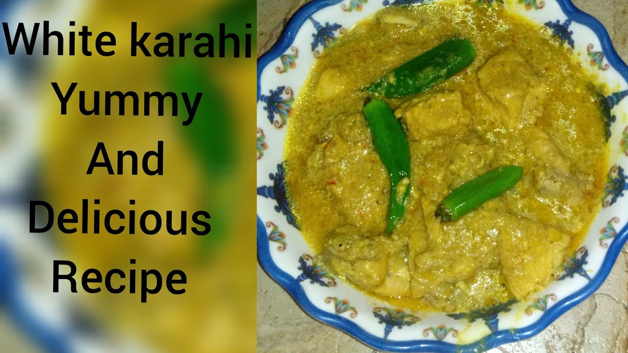 White karahi yummy recipe try at home@FoodDairy