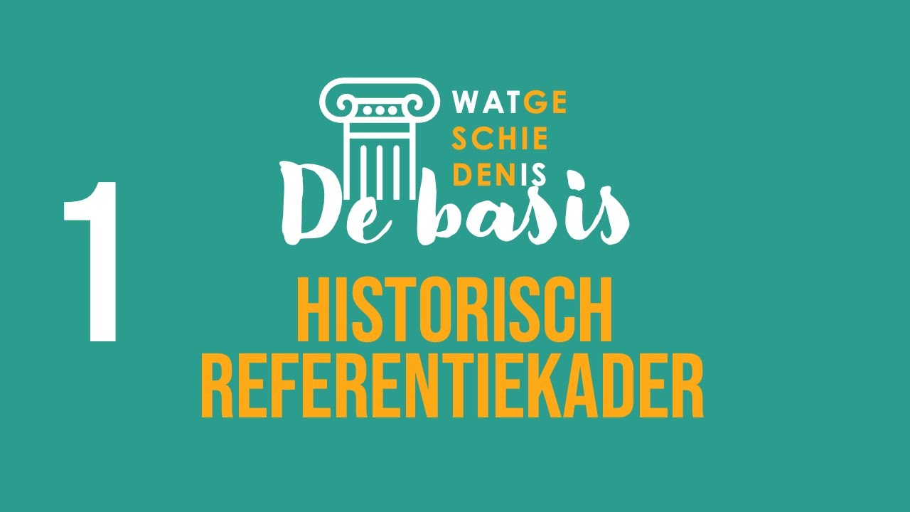 De basis - Hoe bouw je een historisch referentiekader op?