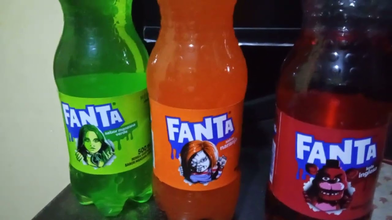 FANTA Edición Halloween 2025  botellas de 500 ml.