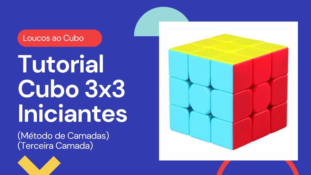 Tutorial Cubo 3x3 Iniciantes - Terceira camada.