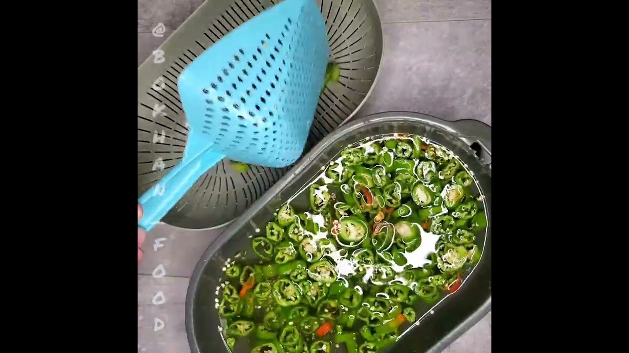 ЗАГОТОВКИ. МАРИНОВАННЫЙ ЗЕЛЁНЫЙ ЧИЛИ,  КАК ХАЛАПЕНЬО.