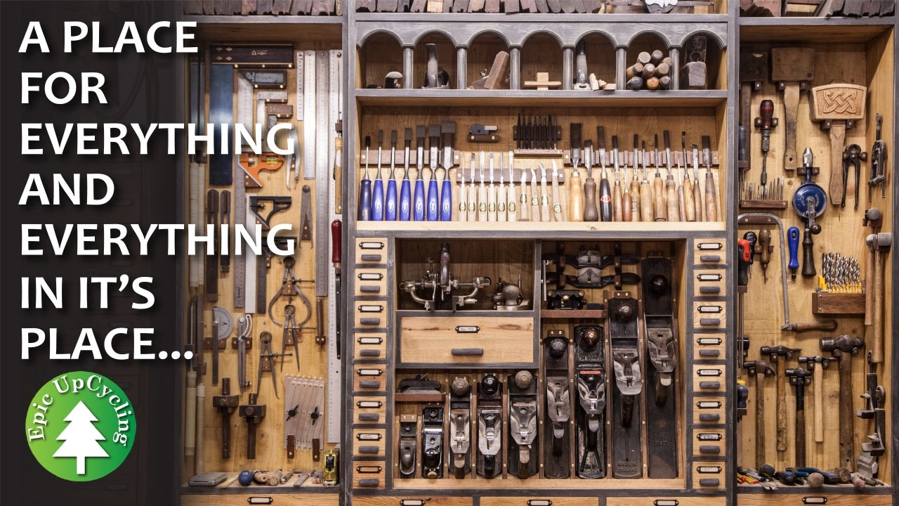 I Built My Dream Tool Rack Out Of Scrap Wood