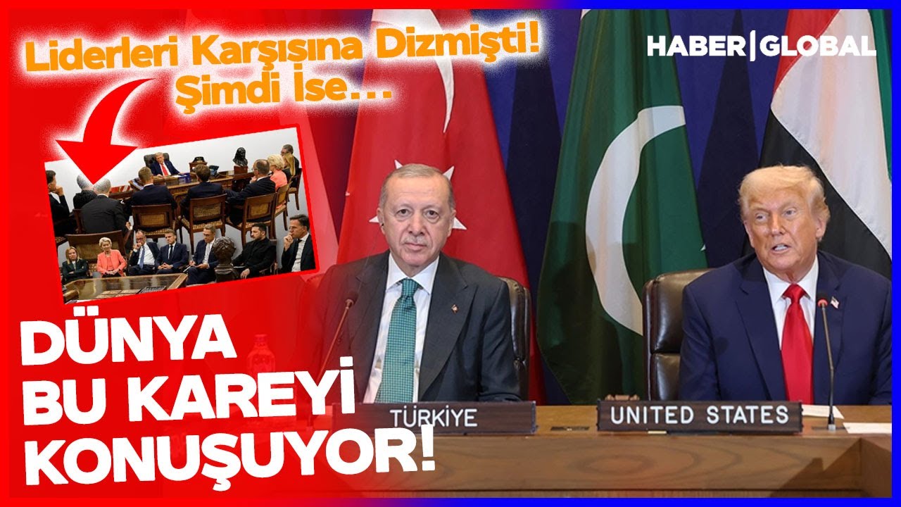 Dünya Bu İki Fotoğrafı Konuşuyor! Trump'ın Erdoğan'la Yaptığı Toplantıda Dikkat Çeken Detay!