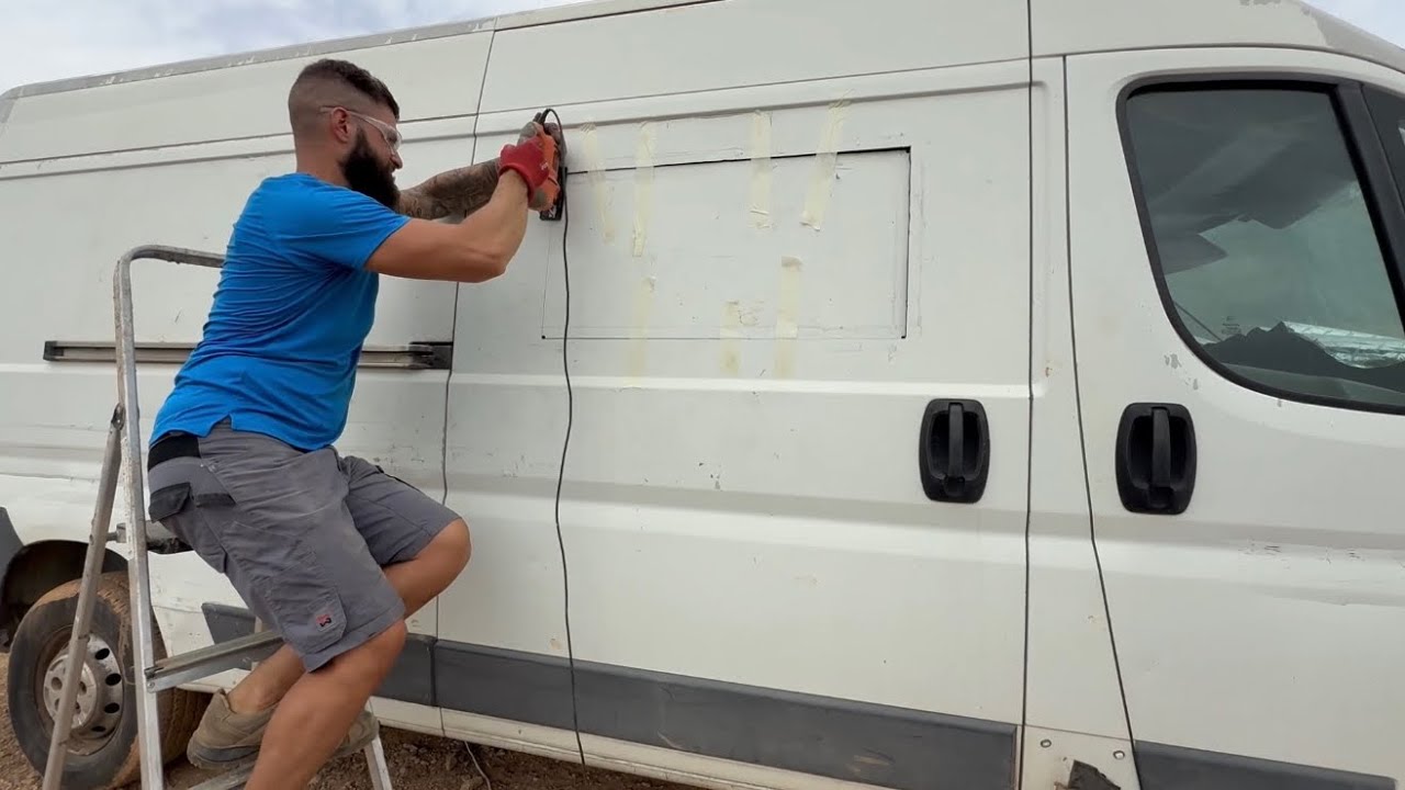 #3 Camperizando Paso a Paso Peugeot Boxer, Instalación de Ventanas Abatibles Carbest 
