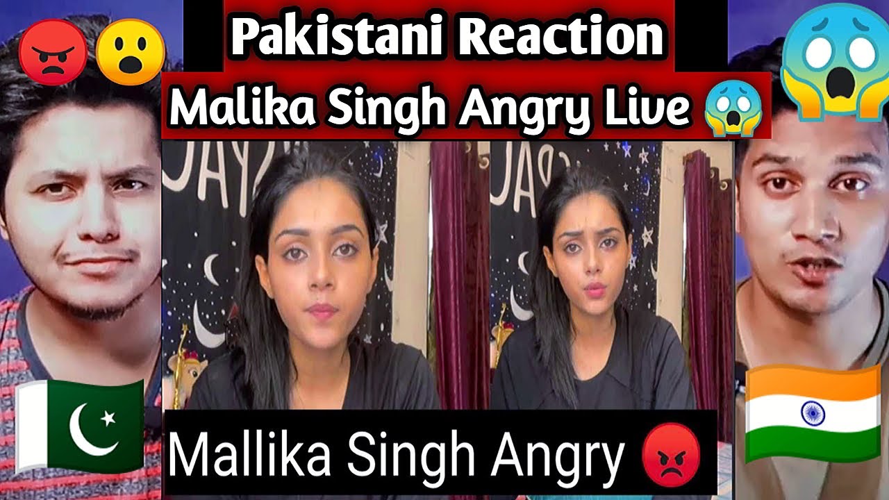Pakistani reacts to Mallika singh live | Mallika Very Angry | Dab Reaction