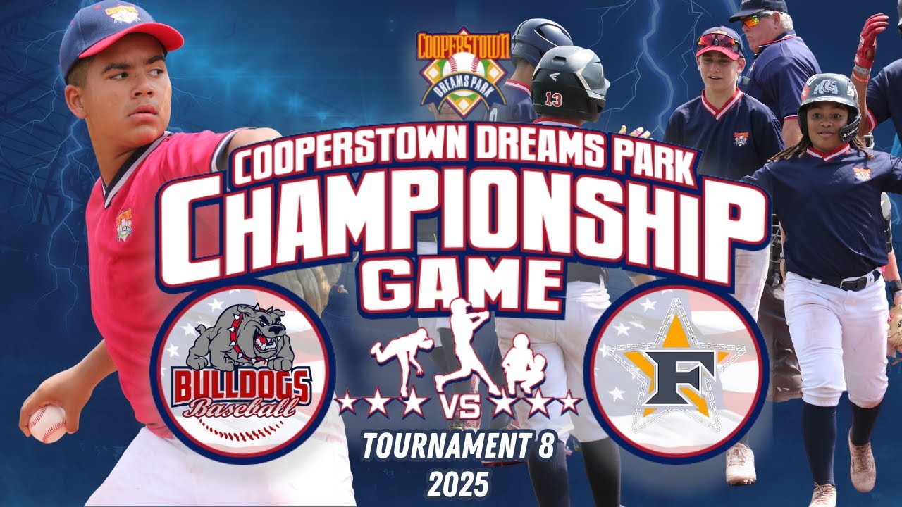Cooperstown Dreams Park T8 Championship |  PLO Bulldogs Red vs 5 Star Outlaws | Full Game