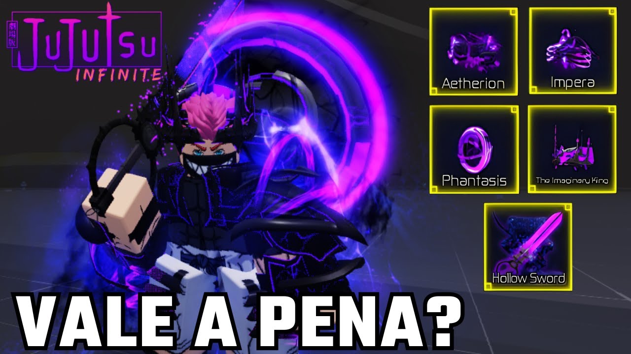 SHOWCASE DAS NOVAS ARMADURAS E ESPADAS NO JUJUTSU INFINITE!