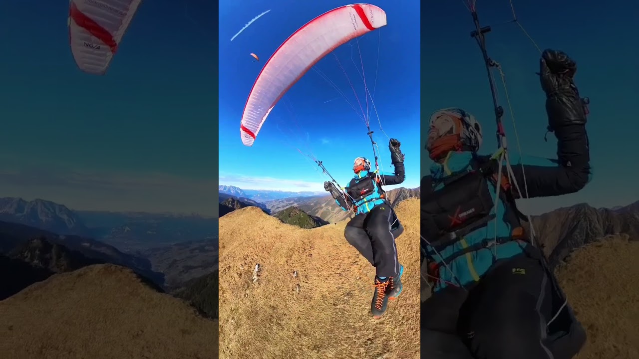 The Science of Lift: Paragliding Over the Steep Mountain Ridges #Paragliding #Parapente #Outdoor