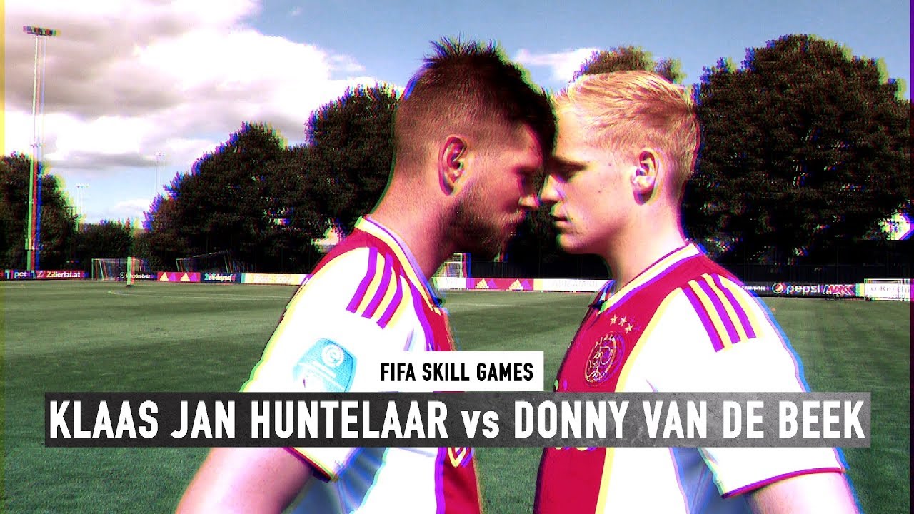 FIFA SKILL GAMES BATTLE #6 | KLAAS JAN HUNTELAAR vs DONNY VAN DE BEEK