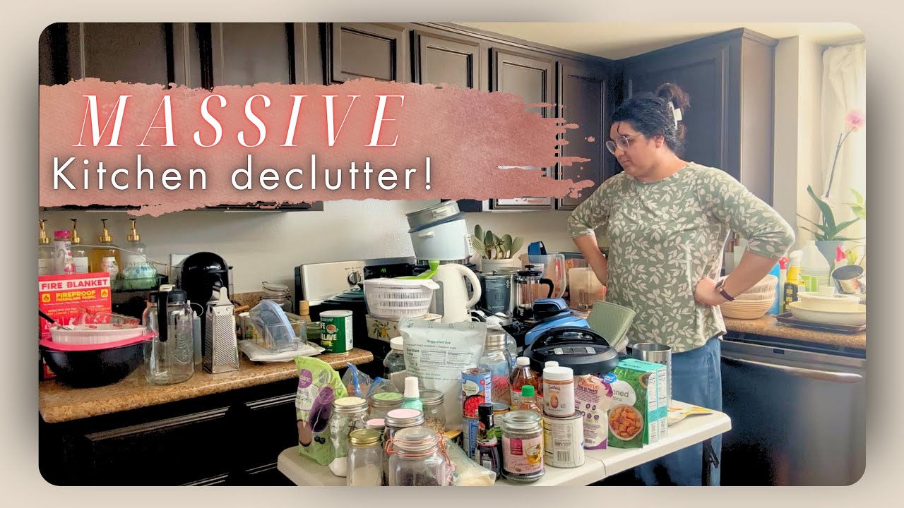 MASSIVE KITCHEN DECLUTTER 2026 | Decluttering and reorganizing my ENTIRE kitchen