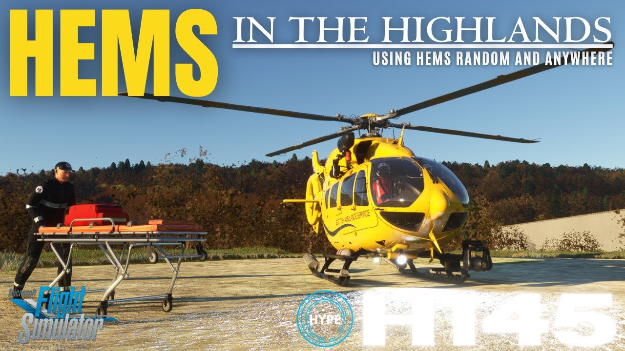 Дорожно-транспортное происшествие HEMS - Hype Performance Group H145 + Action Pack - Microsoft Fl...