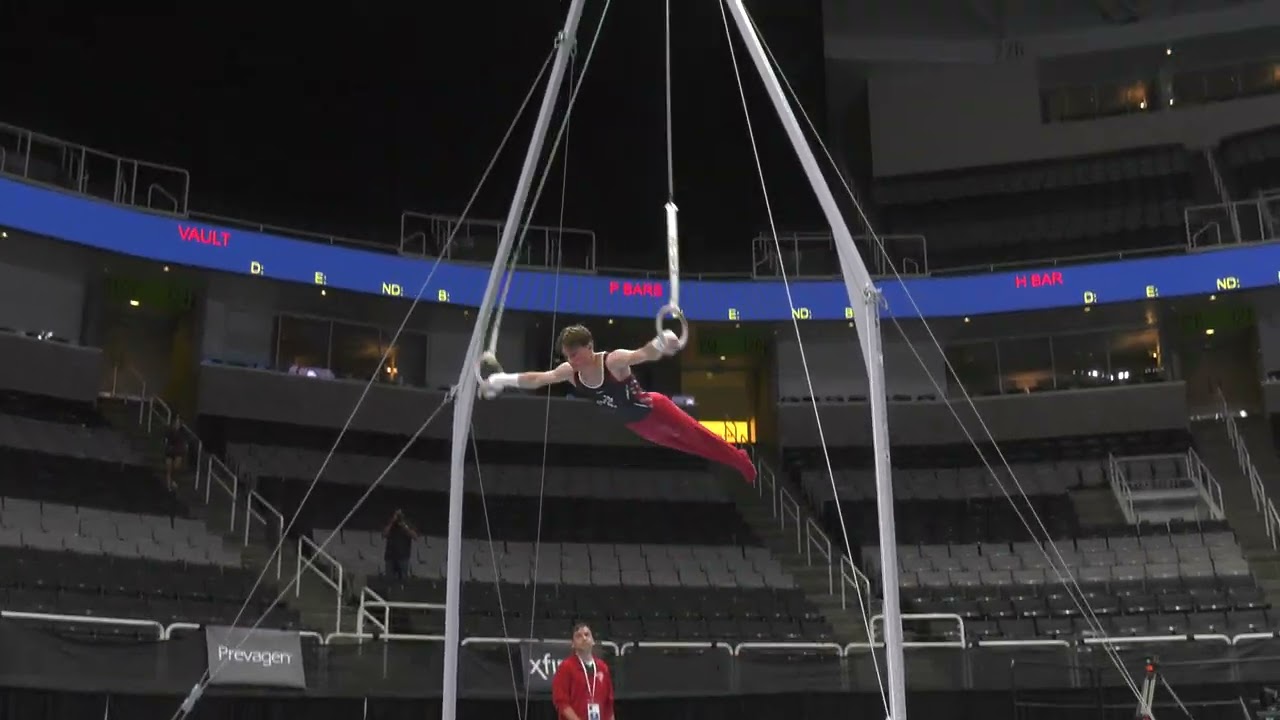 Felipe Junqueira - Still Rings - 2023 Xfinity U.S. Championships - Junior Men Day 1