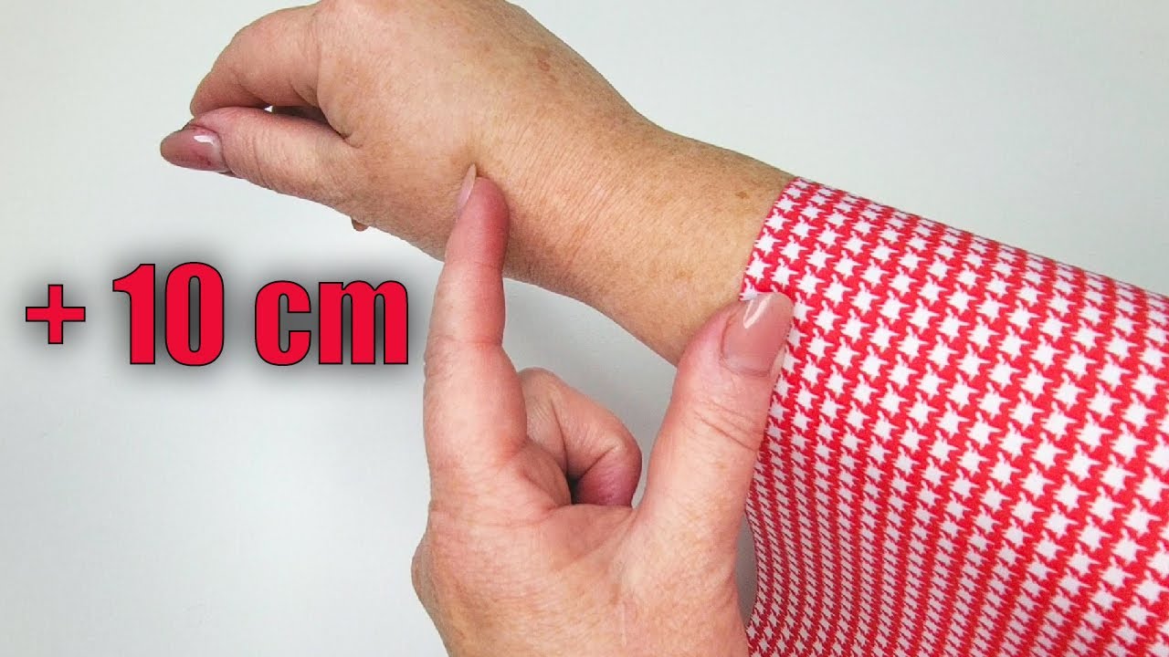 💥👌 Простое решение. Как удлинить рукав на 10 см